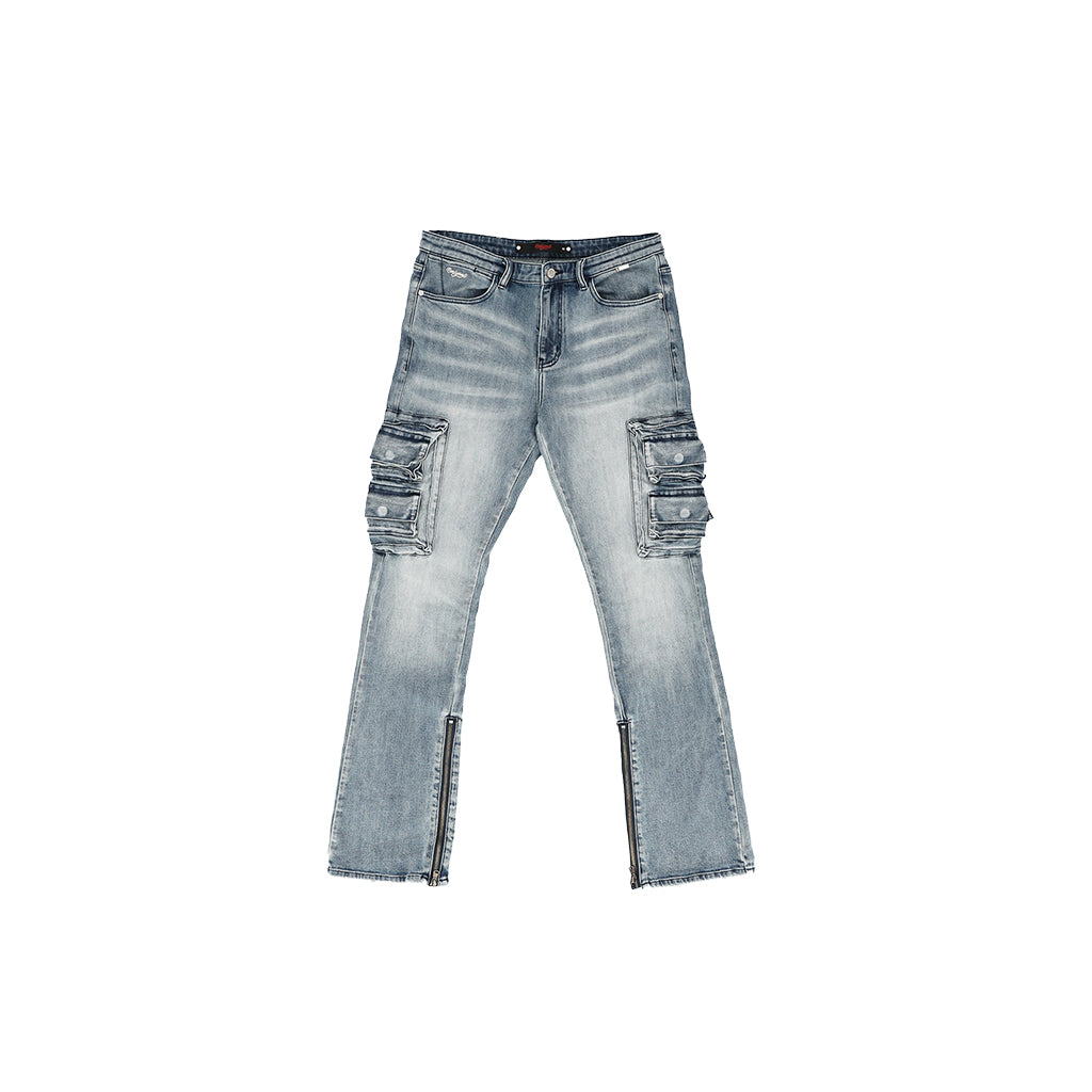 Collection of Long Island Heavy Stone Cargo Pocket Jean in a gallery layout